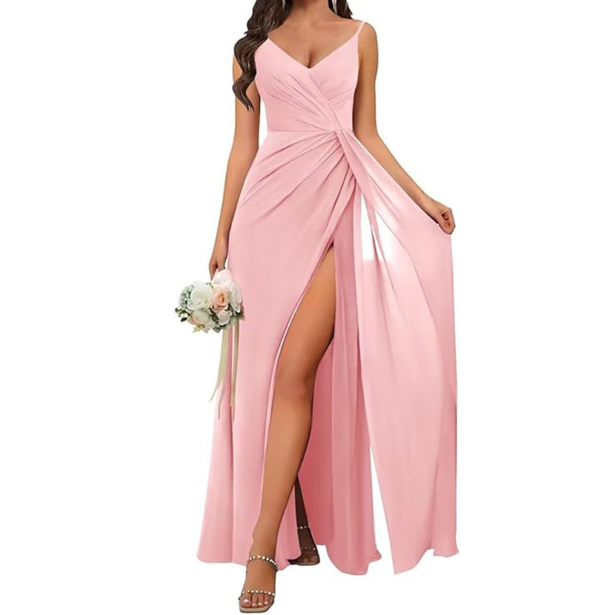 Lunaria Bridesmaid Maxi Jurk - modelita.nl