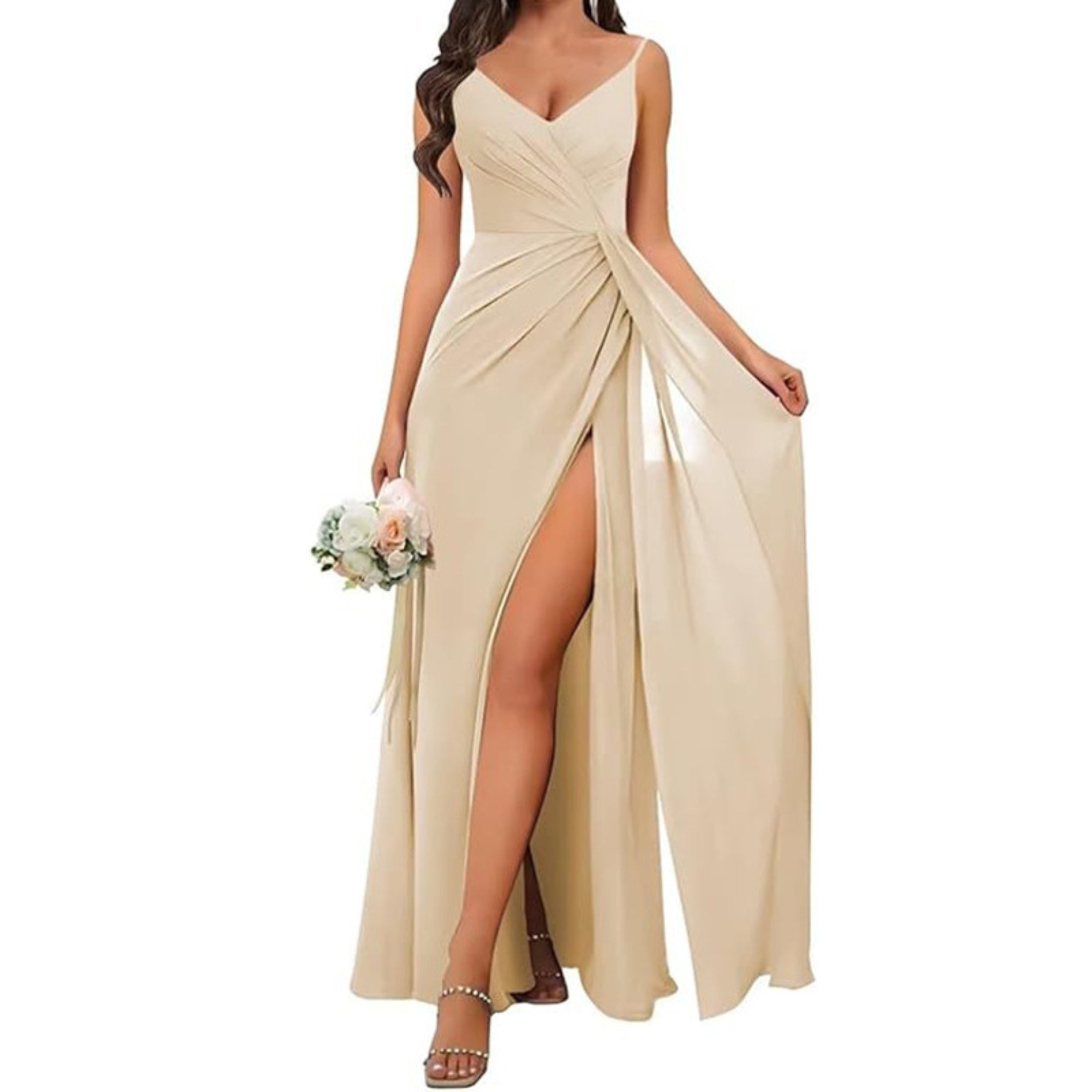 Lunaria Bridesmaid Maxi Jurk - modelita.nl