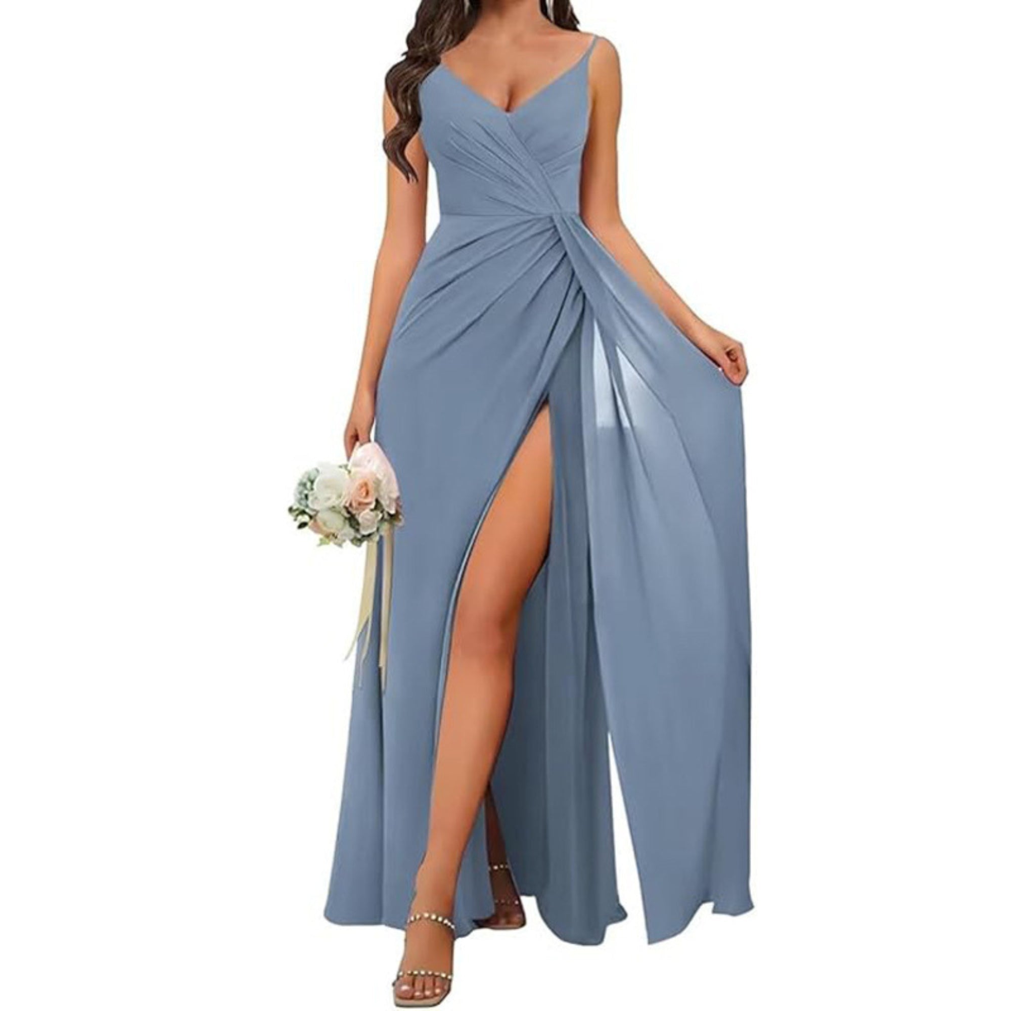 Lunaria Bridesmaid Maxi Jurk - modelita.nl