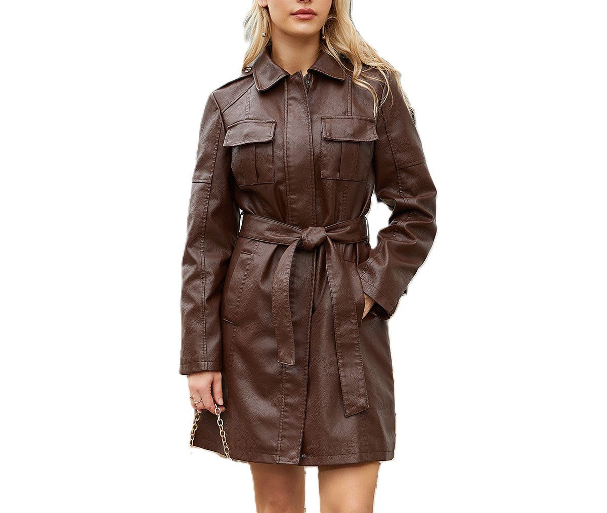 Luxe Belted Trenchcoat - modelita.nl