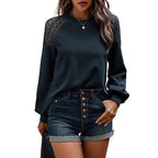 Luxe Herfstpullover met Kantdetails - modelita.nl