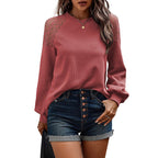 Luxe Herfstpullover met Kantdetails - modelita.nl