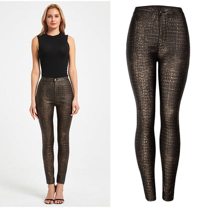 LuxeCroc PU Legging - modelita.nl