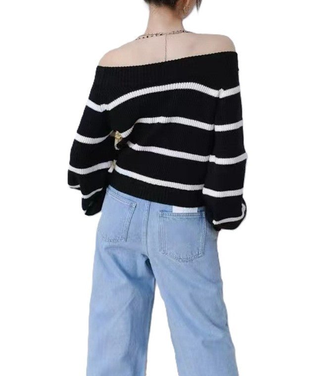 Marcea Stripe Trui - modelita.nl