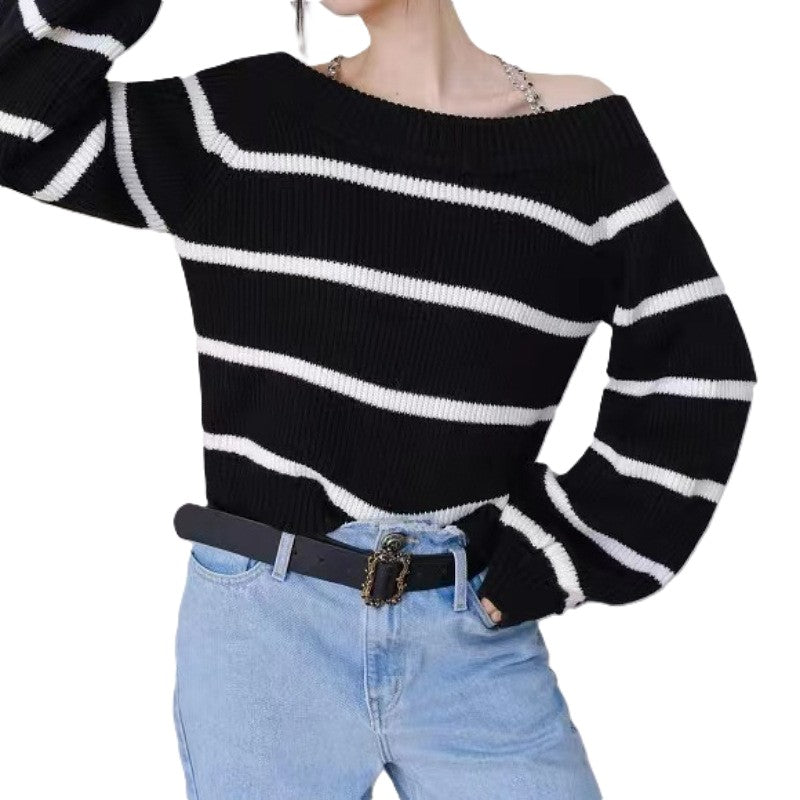 Marcea Stripe Trui - modelita.nl