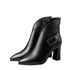 Midnight Zip Heel Boots - modelita.nl
