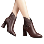 Midnight Zip Heel Boots - modelita.nl