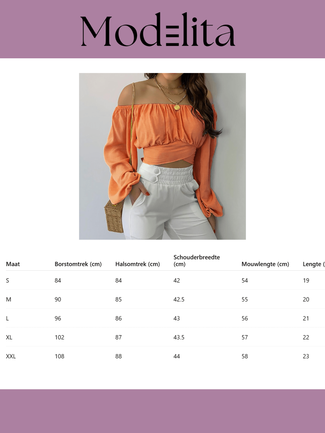 Modelita Cruz Libre Top - modelita.nl