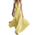 Modelita Halter Maxi Jurk - modelita.nl