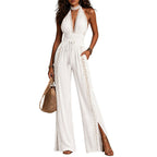 Modelita Lace Detail Jumpsuit - modelita.nl