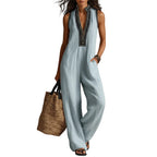 Modelita Linen Flow Jumpsuit - modelita.nl