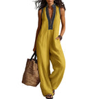 Modelita Linen Flow Jumpsuit - modelita.nl