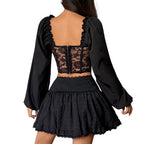 Modelita Midnight Corset Top - modelita.nl