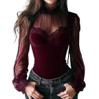 Modelita Midnight Lace Top - modelita.nl