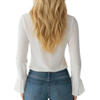 Modelita Ruffle Blouse - modelita.nl