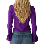 Modelita Ruffle Blouse - modelita.nl