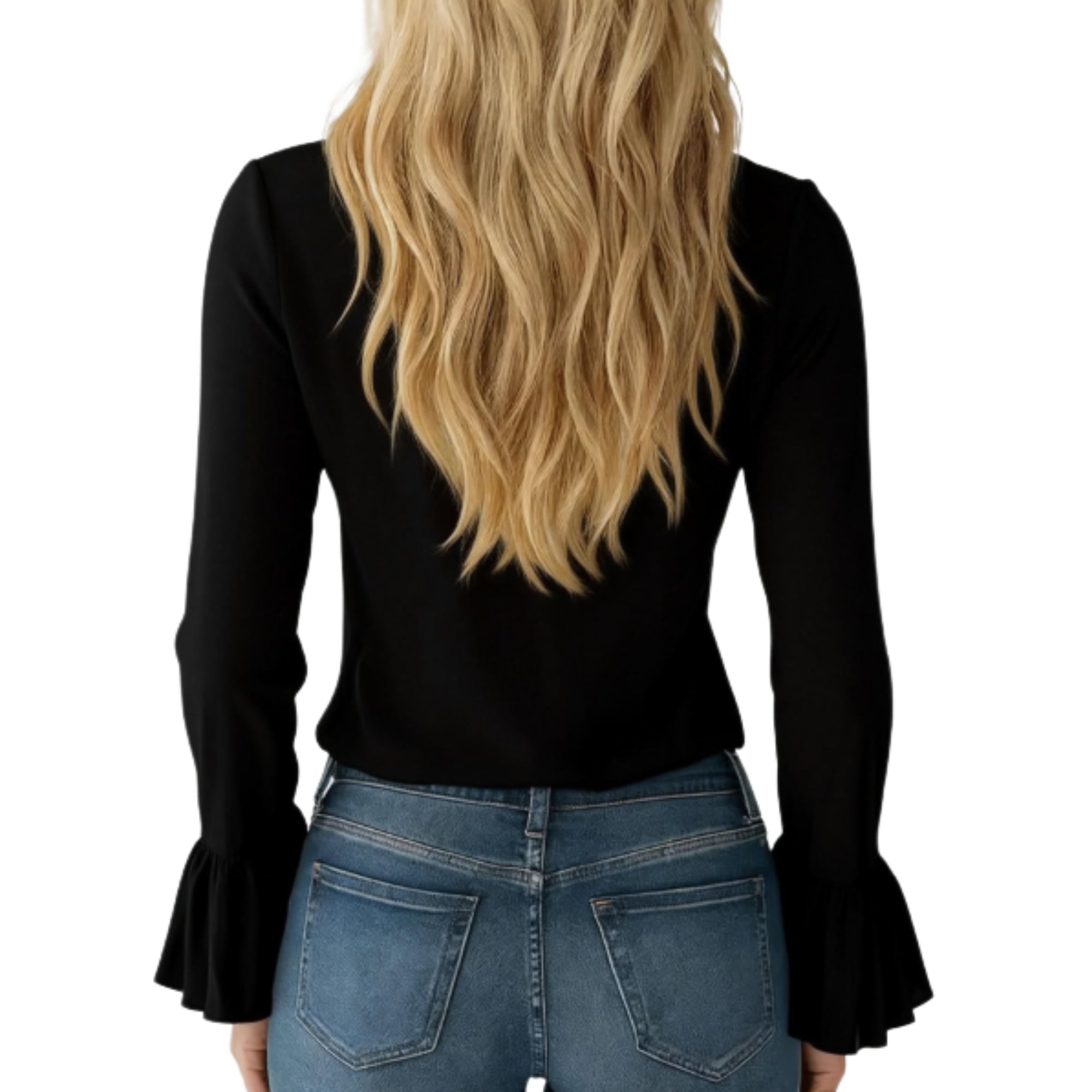 Modelita Ruffle Blouse - modelita.nl