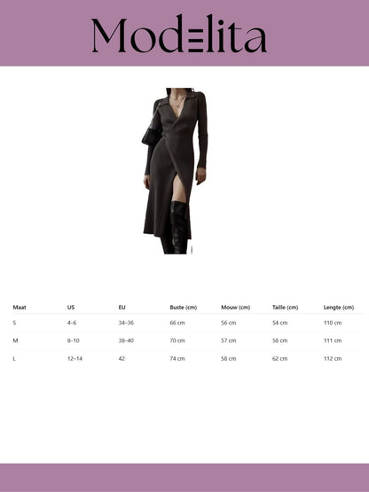 Modena Knit Jurk - modelita.nl