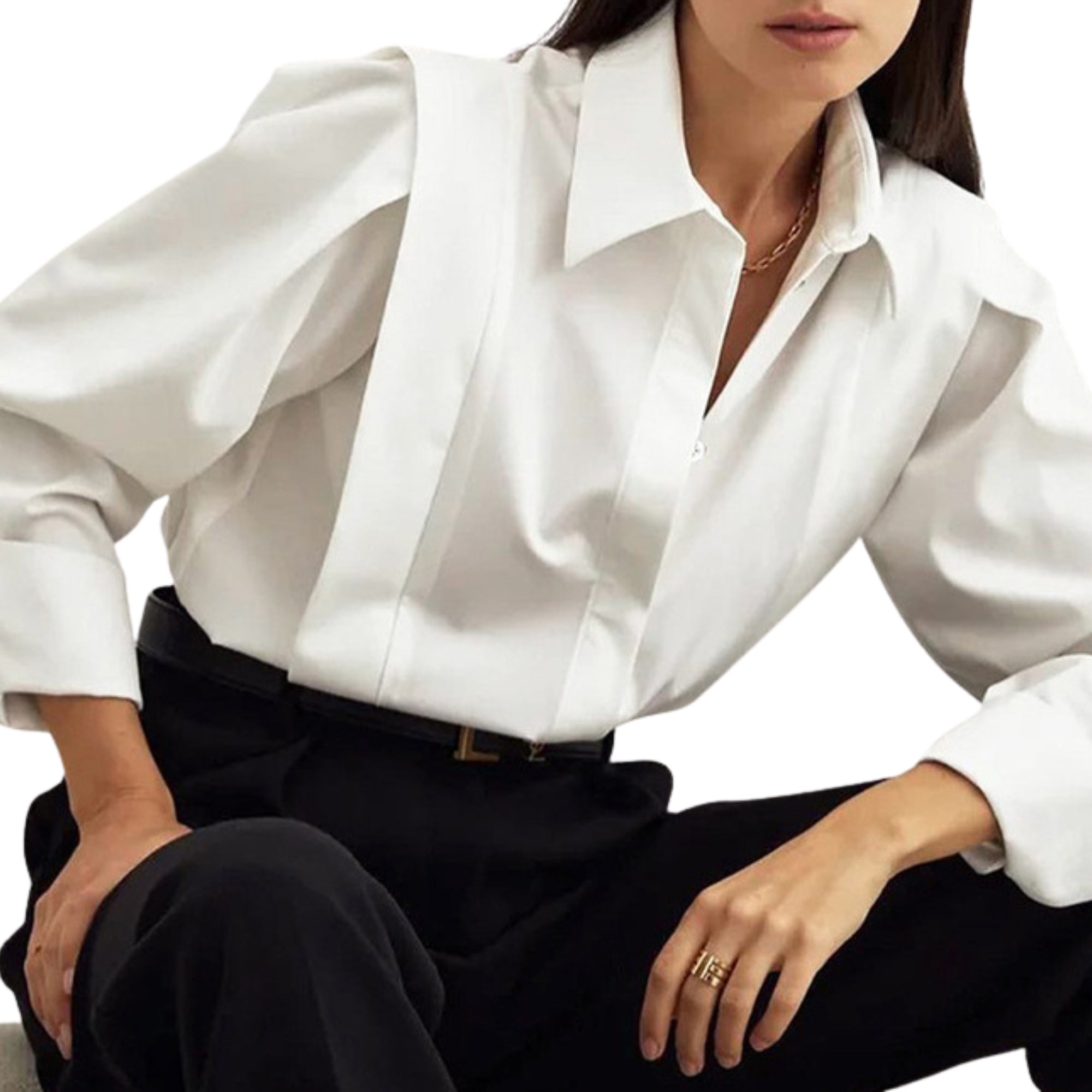 Monéline Cotton Blouse - modelita.nl