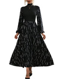 Noir Grace Dress - modelita.nl