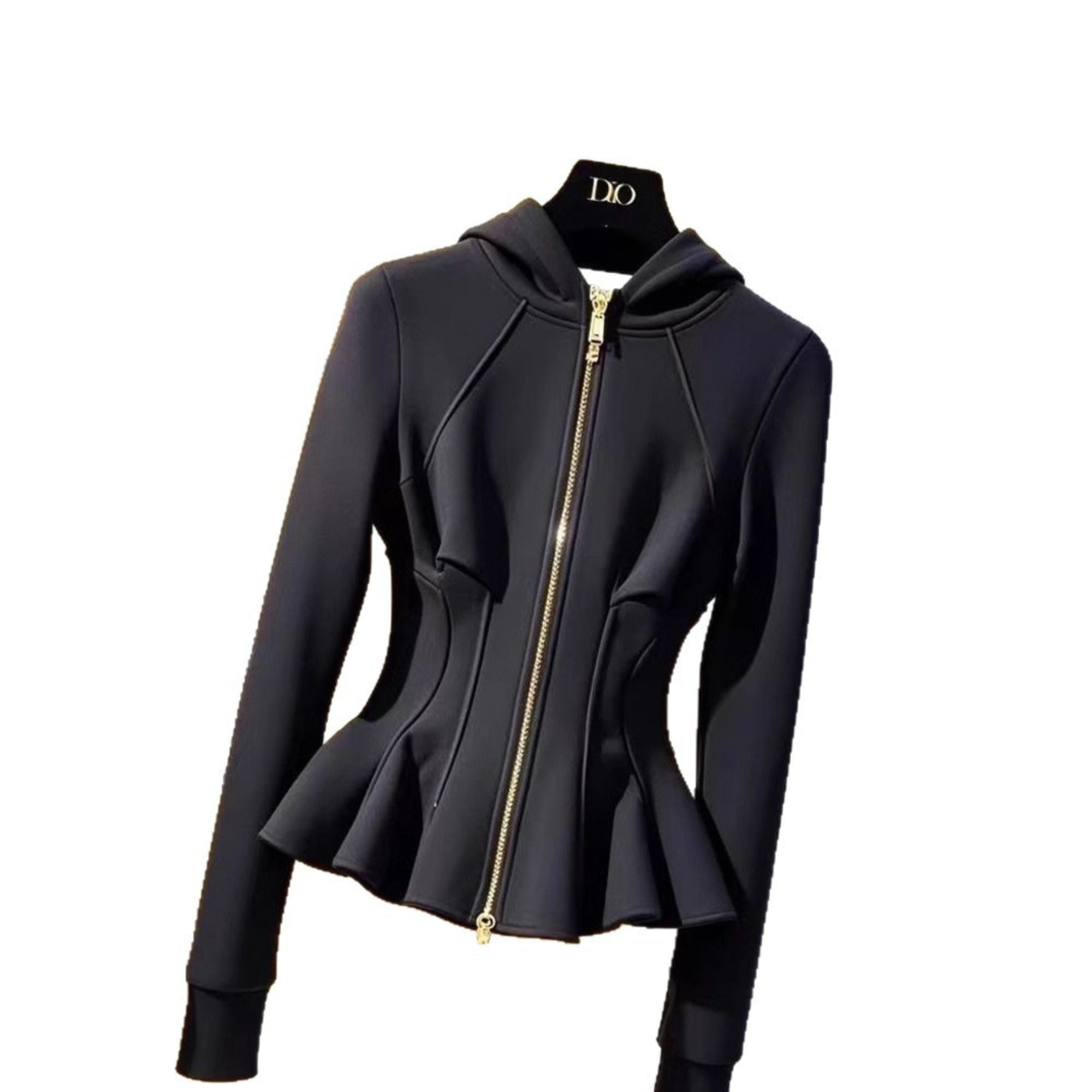 Noir Sculpt Hoodie - modelita.nl