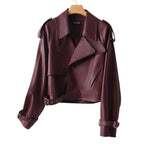 NOIRÉ Leather Jacket - modelita.nl