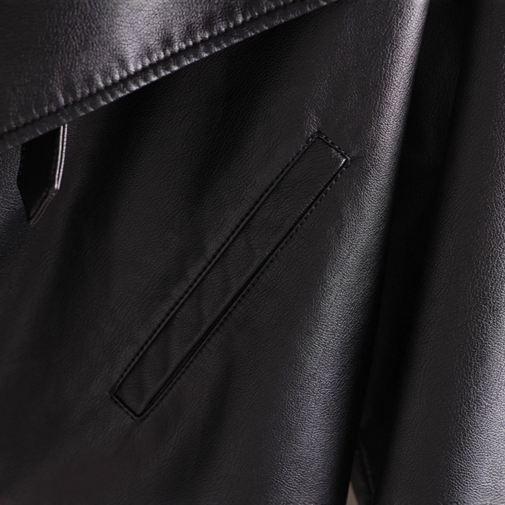 NOIRÉ Leather Jacket - modelita.nl