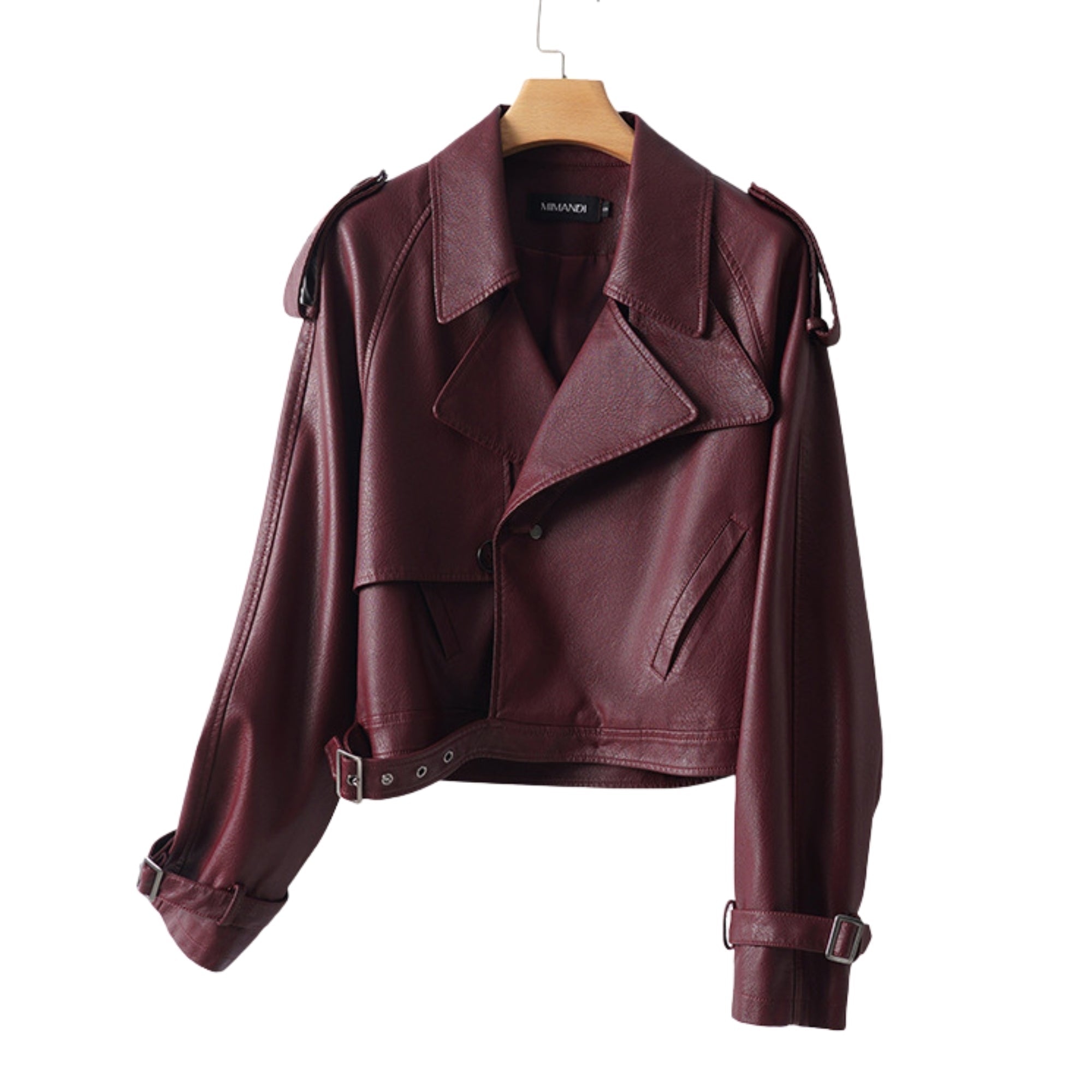 NOIRÉ Leather Jacket - modelita.nl