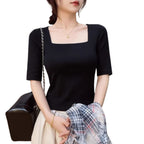 Noire Square Top - modelita.nl