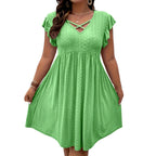 Noirella Flow Midi Jurk - modelita.nl