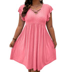 Noirella Flow Midi Jurk - modelita.nl