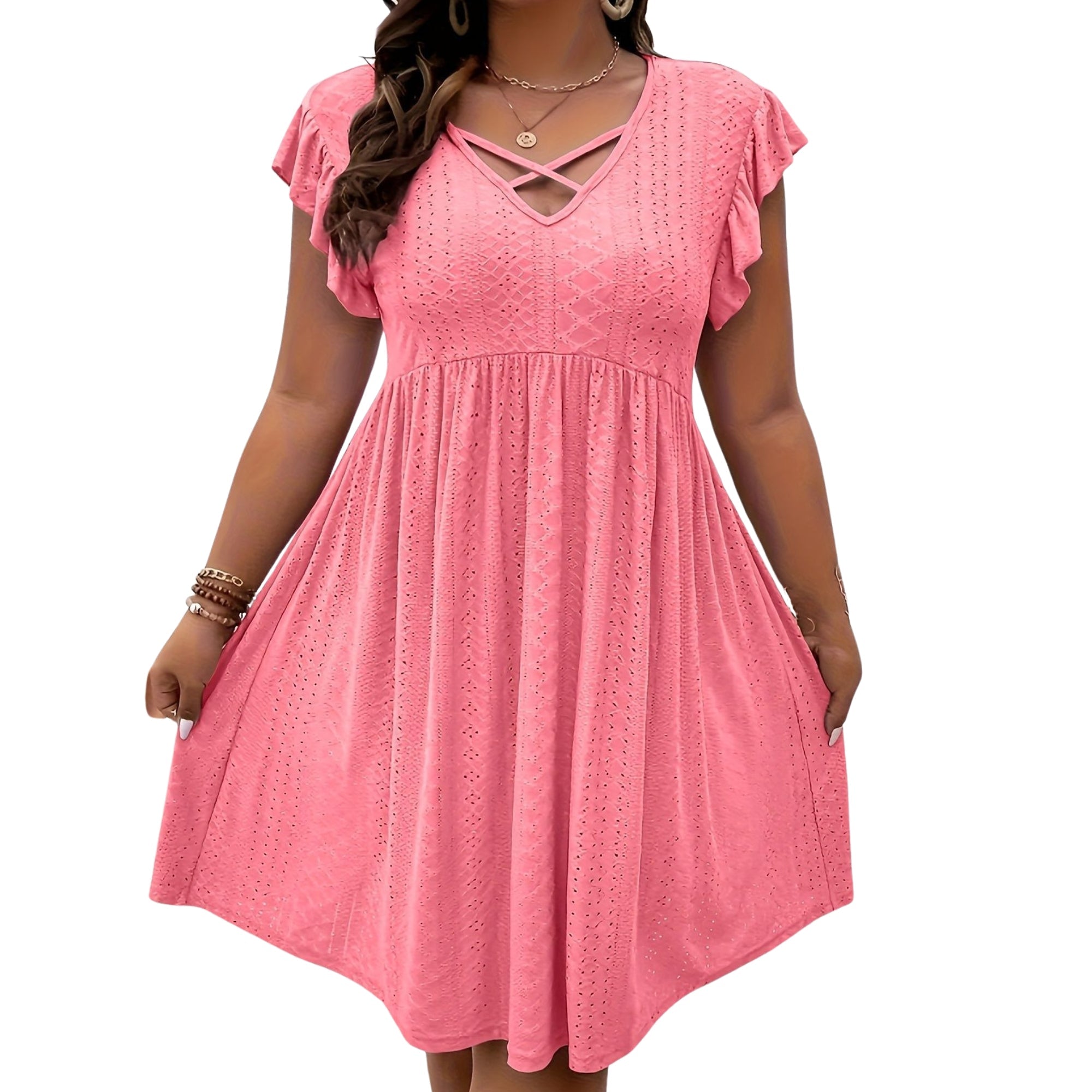 Noirella Flow Midi Jurk - modelita.nl