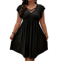 Noirella Flow Midi Jurk - modelita.nl