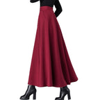 NoirGrace Wool Skirt - modelita.nl