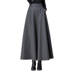 NoirGrace Wool Skirt - modelita.nl