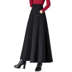 NoirGrace Wool Skirt - modelita.nl