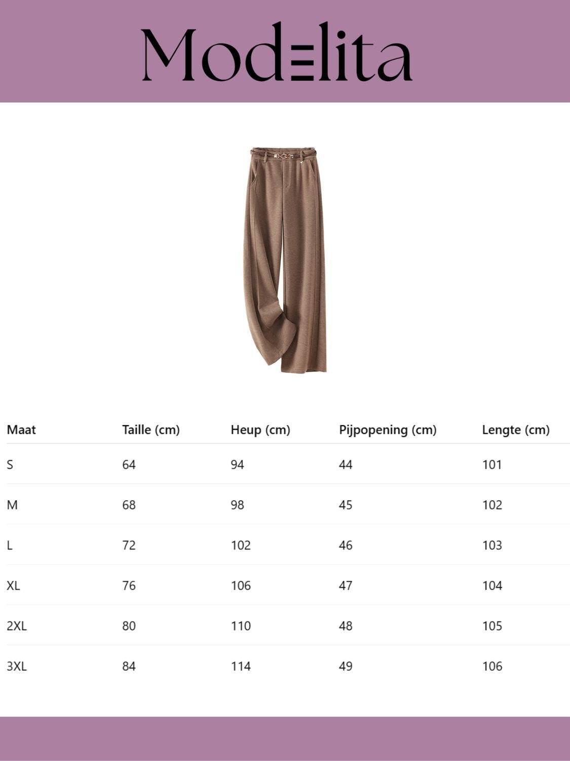 Oatlane Wide Broek - modelita.nl