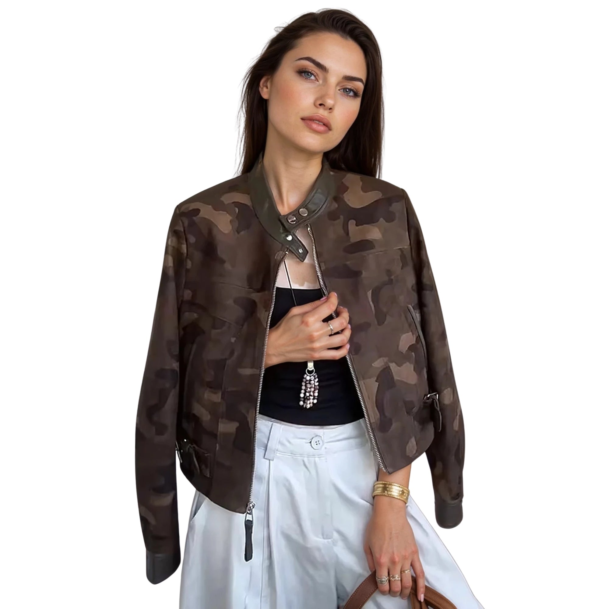 OUTLAW Camo Jacket - modelita.nl