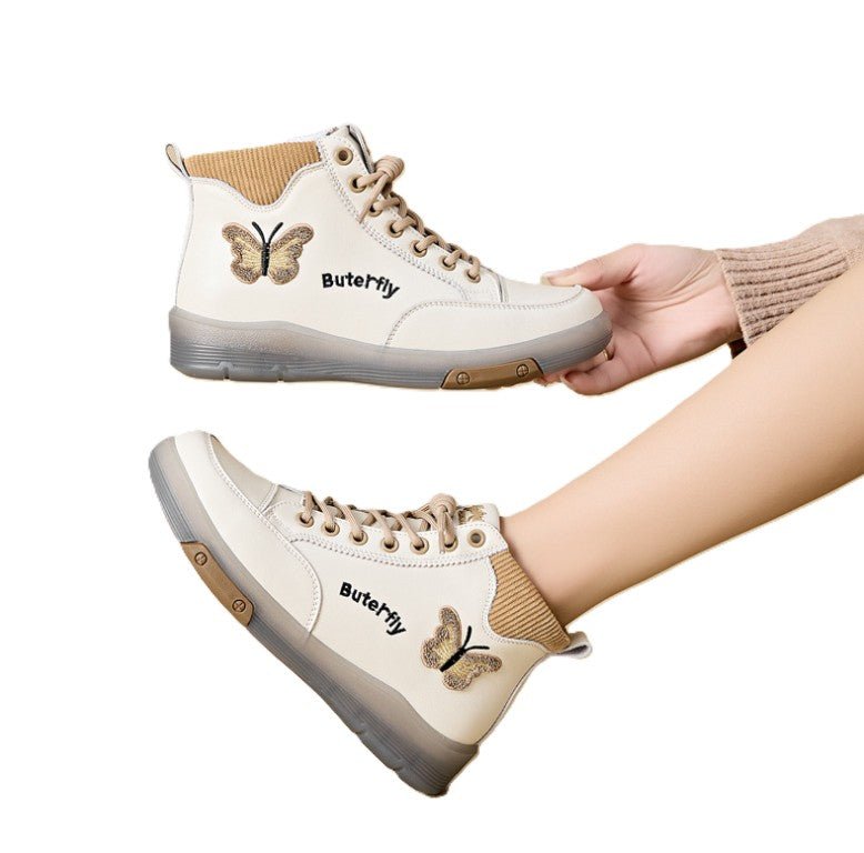 Papillon Leather Sneakers - modelita.nl