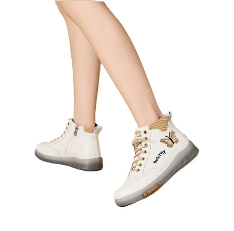 Papillon Leather Sneakers - modelita.nl