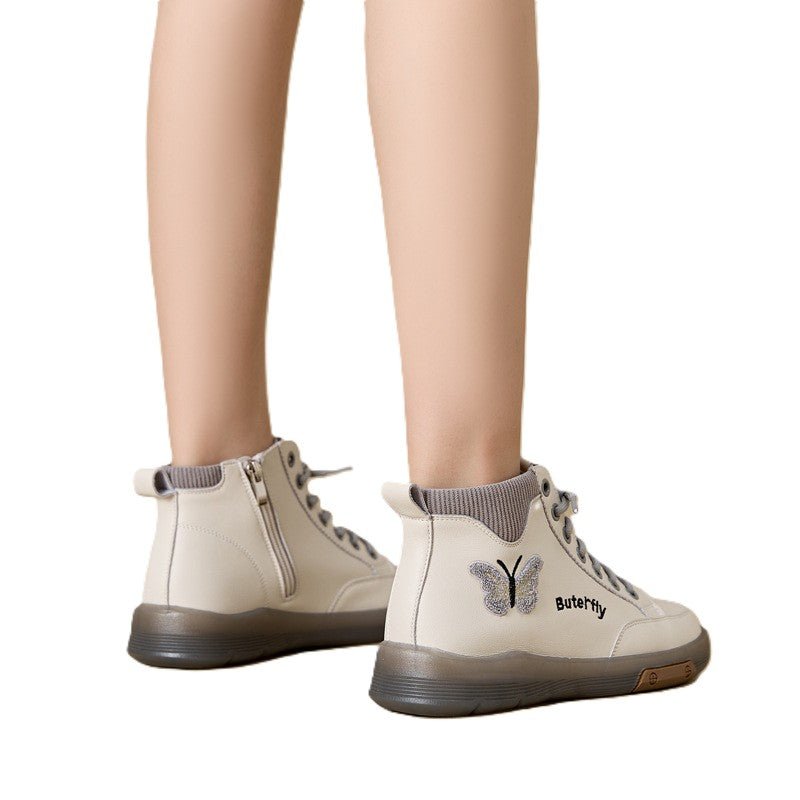 Papillon Leather Sneakers - modelita.nl