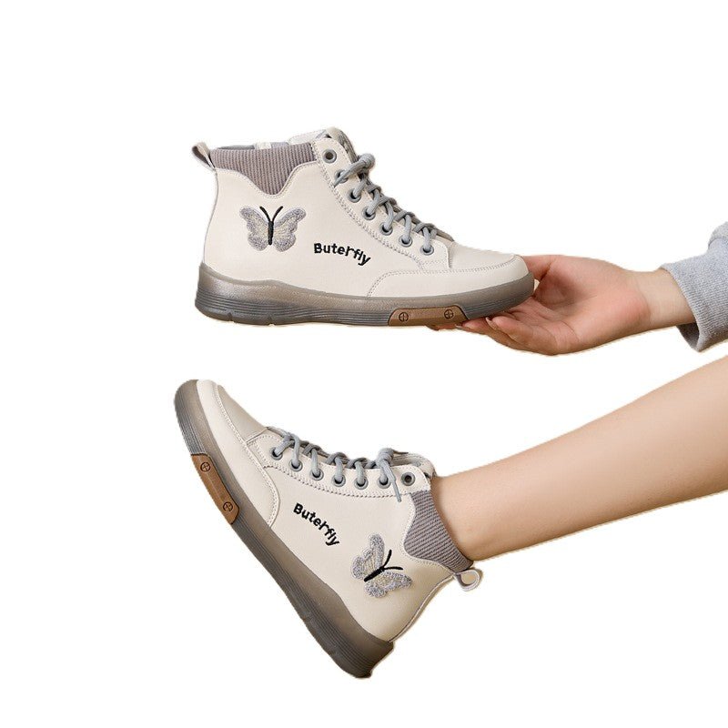 Papillon Leather Sneakers - modelita.nl
