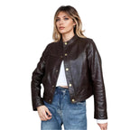 RAVEN Leather Jacket - modelita.nl