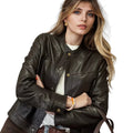 RAVEN Leather Jacket - modelita.nl