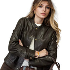 RAVEN Leather Jacket - modelita.nl