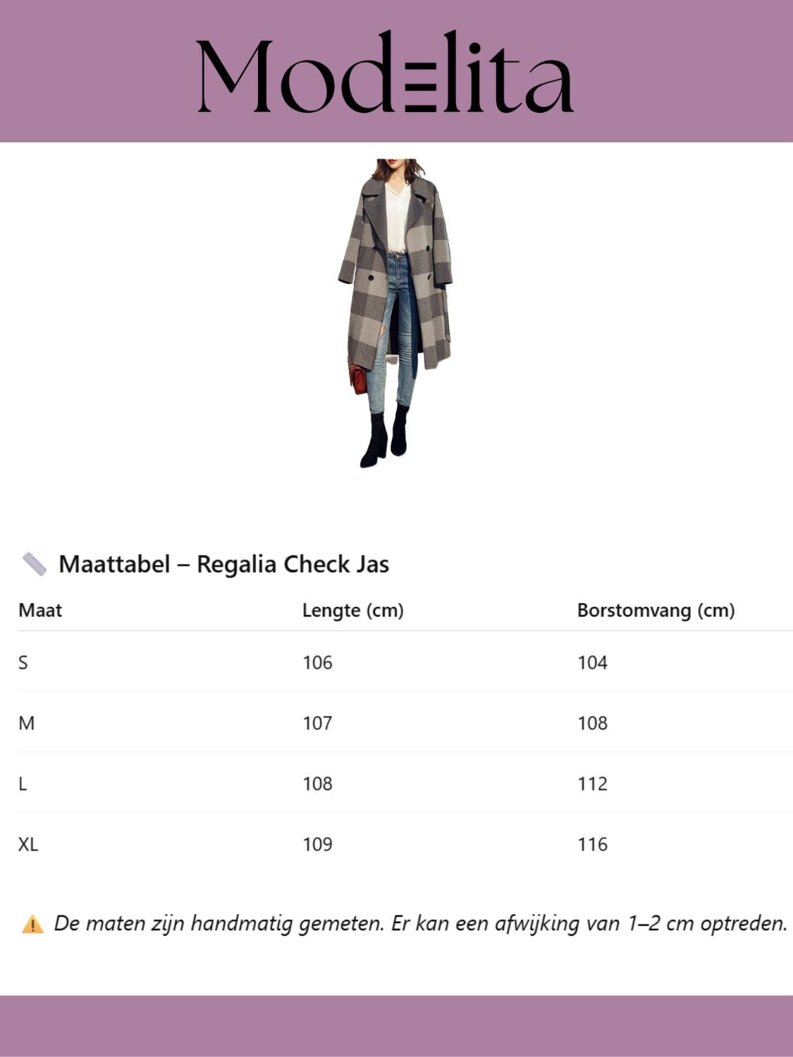 Regalia Check Jacket - modelita.nl