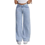 Retro Fade Wide Leg Jeans - modelita.nl