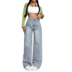 Retro Fade Wide Leg Jeans - modelita.nl