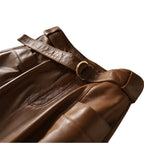 Retro Grace PU Maxi Skirt - modelita.nl