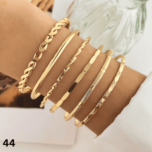Retro Layered Armbanden Set - modelita.nl